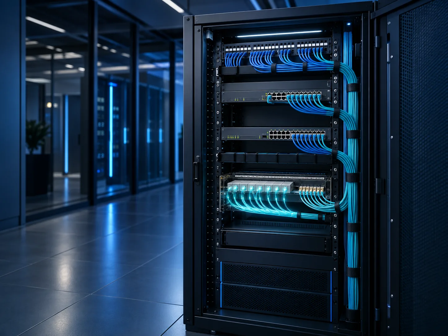 Yapısal kablolama ve rack kabinet